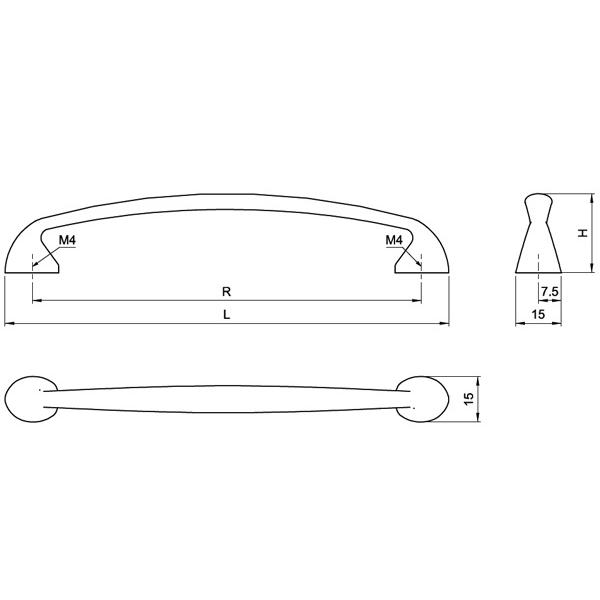 №270 Ручка дуга зол UN 1403/96