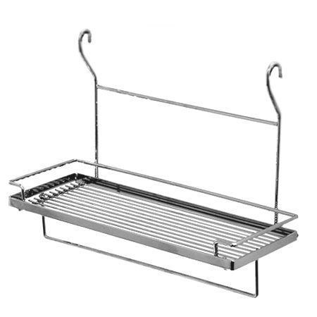 Полка на рейлинг под специи и полотенце